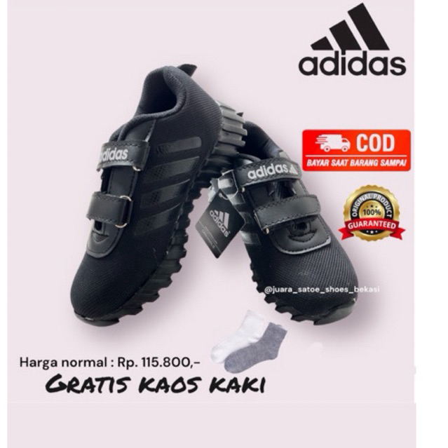 SEPATU ADIDAS NEO PEREKAT VELCRO ANAK SEKOLAH LAKI-LAKI PEREMPUAN