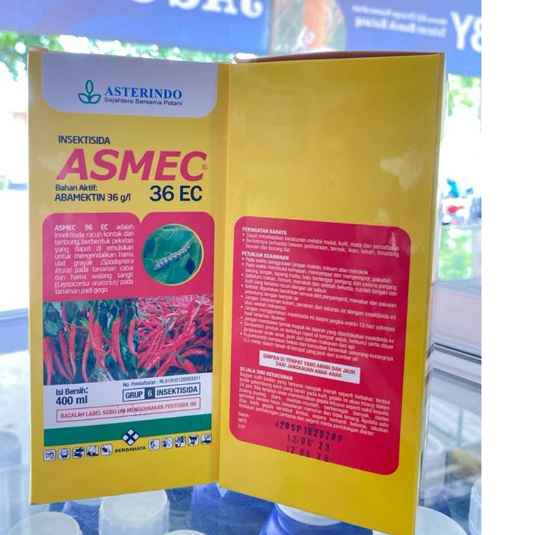 Insektisida Asmec 36EC 400ml Pembasmi Hama Tanaman