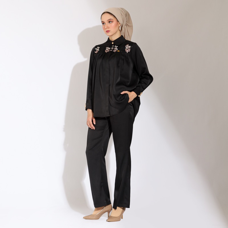 Dinaya One Set | One Set Wanita | Pakaian Wanita | Baju Set Muslim