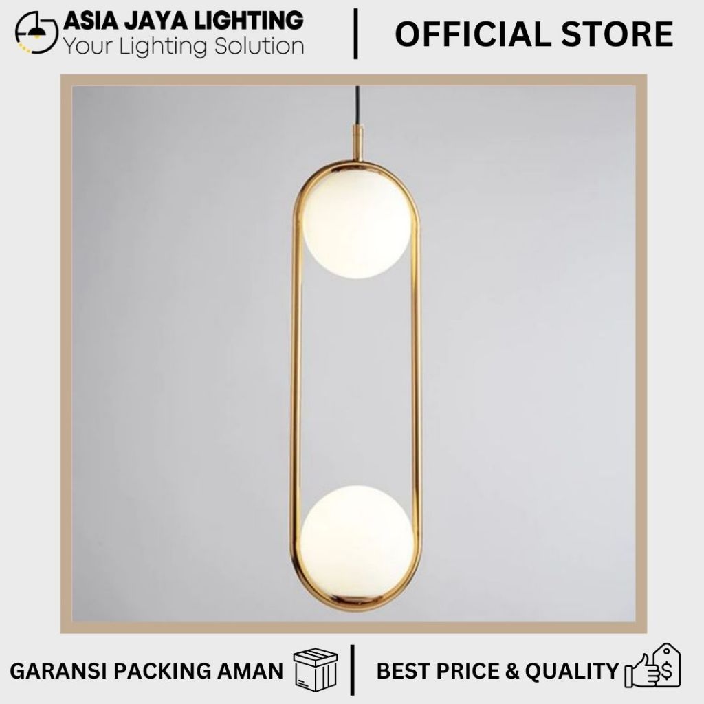 LAMPU GANTUNG PENDANT / LAMPU GANTUNG CABANG 1 / PENDANT LIGHT / LAMPU PENDANT MINIMALIS / LAMPU GAN