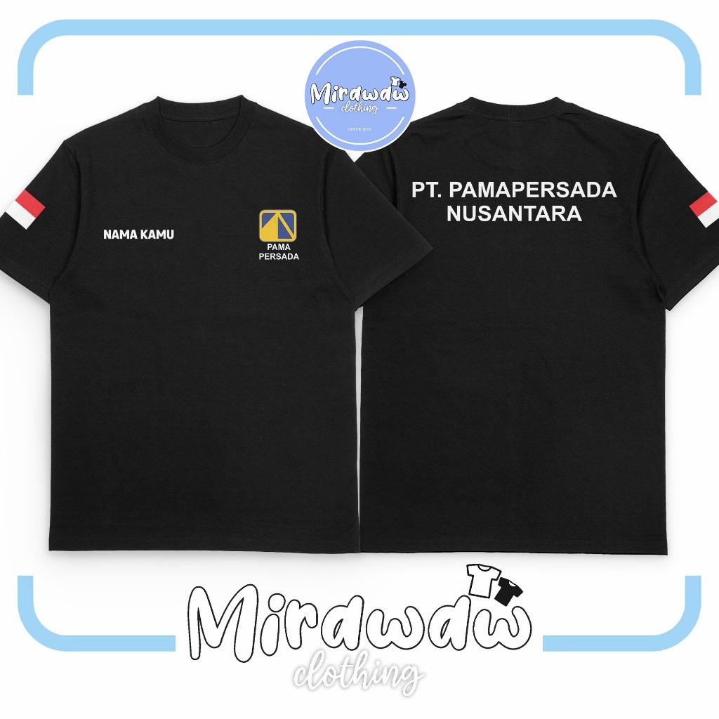 Kaos PAMA PERSADA PT Pamapersada Nusantara Gratis Nama Kamu Baju Distro