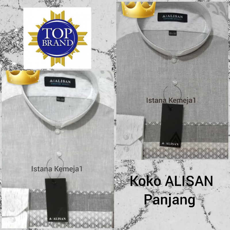 ALISAN Koko Pria Lengan Panjang New Arrival
