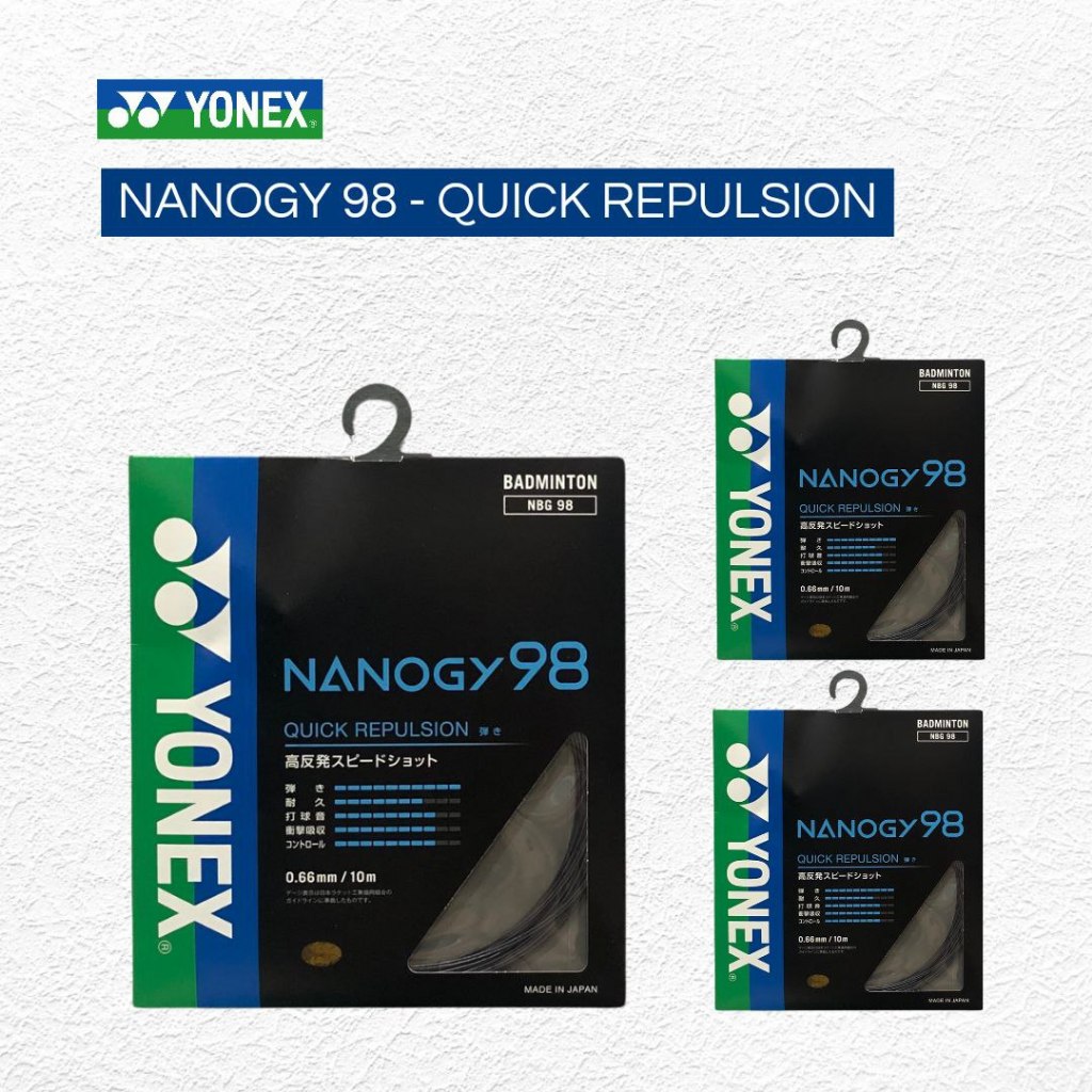 Senar Raket Badminton Yonex NANOGY 98 JP Japan Edition 100% Original