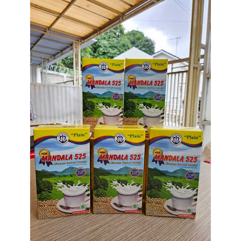 

New Mandala 525 kedelai bubuk instant Paket 5 x 200 gram