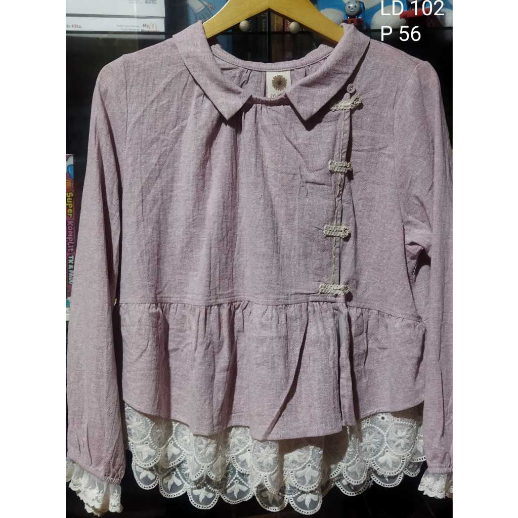 BLOUSE VINTAGE BORDIR IMPORT