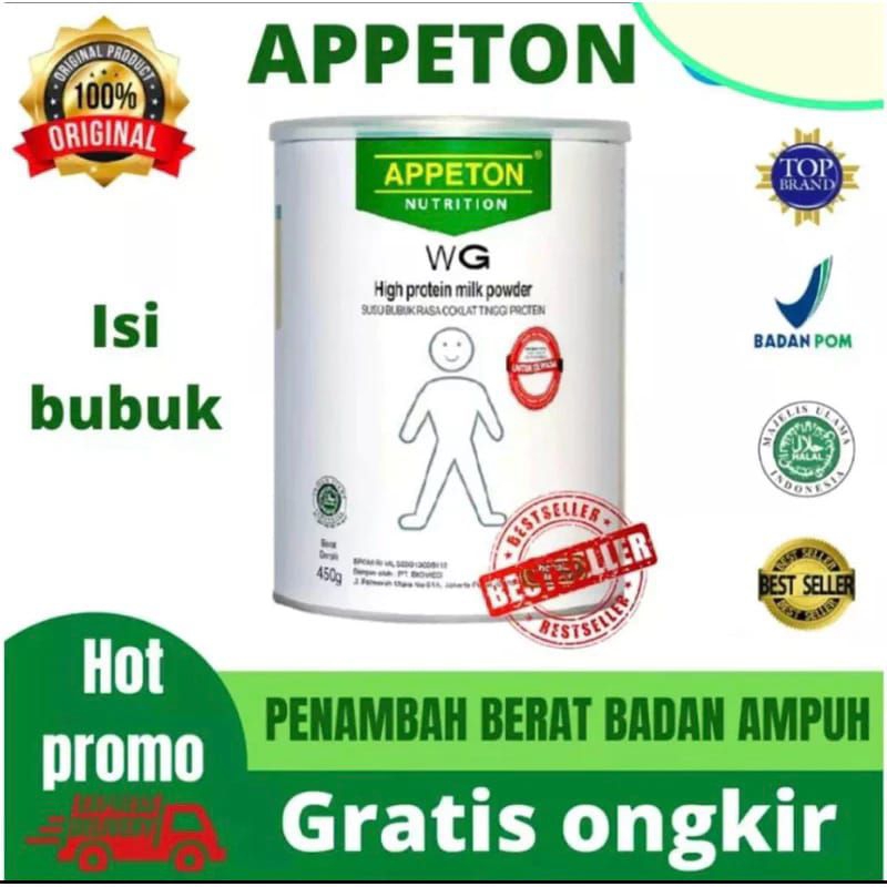 

APPETON WEIGHT GAIN - Susu Penambah Berat Badan Untuk Dewasa Bpom/Susu Gemuk Badan Permanen/Susu Gemuk Badan