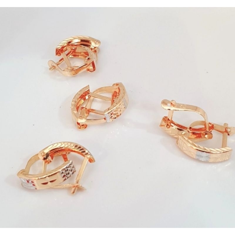 Giwang Wanita emas Asli Kadar 375