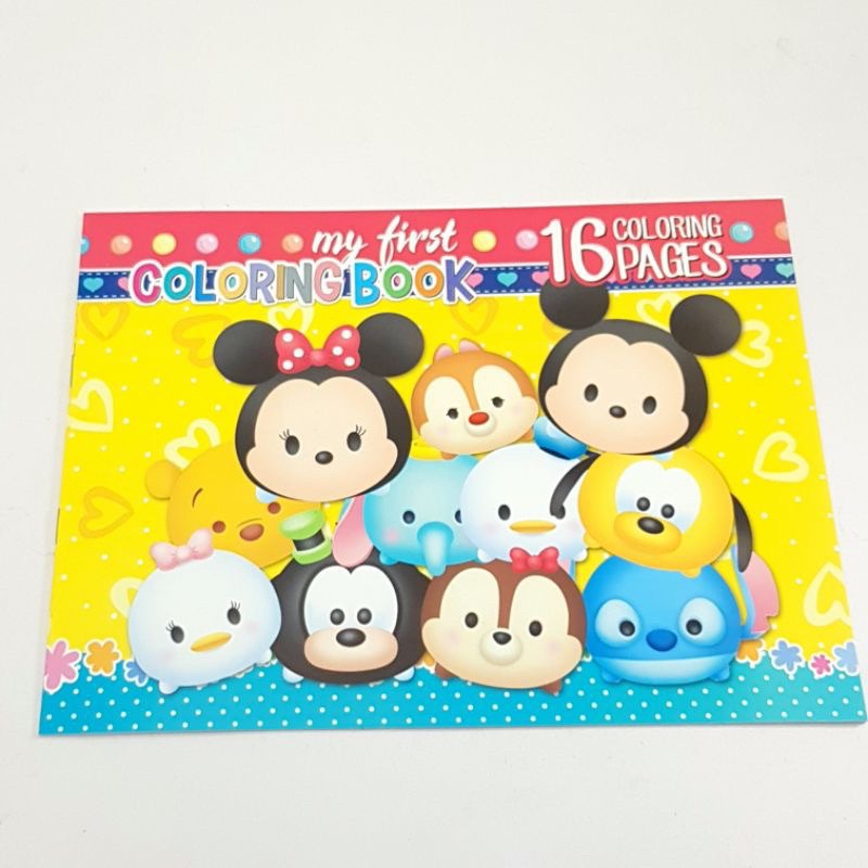 Buku Mewarnai Anak Tsum-Sum 2201 / buku mewarnai gambar/buku anak mewarnai/buku gambar