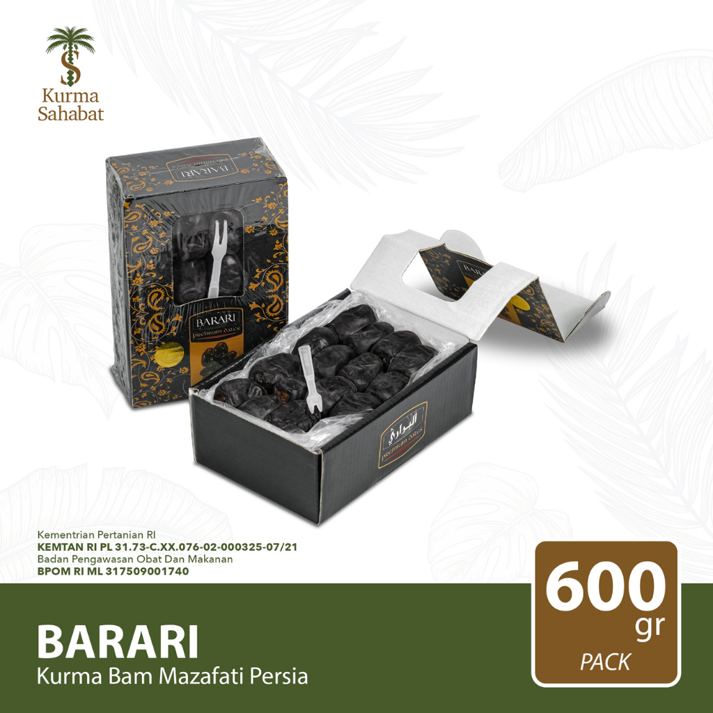 

Kurma Barari Bam Mazafati 600Gr Persia