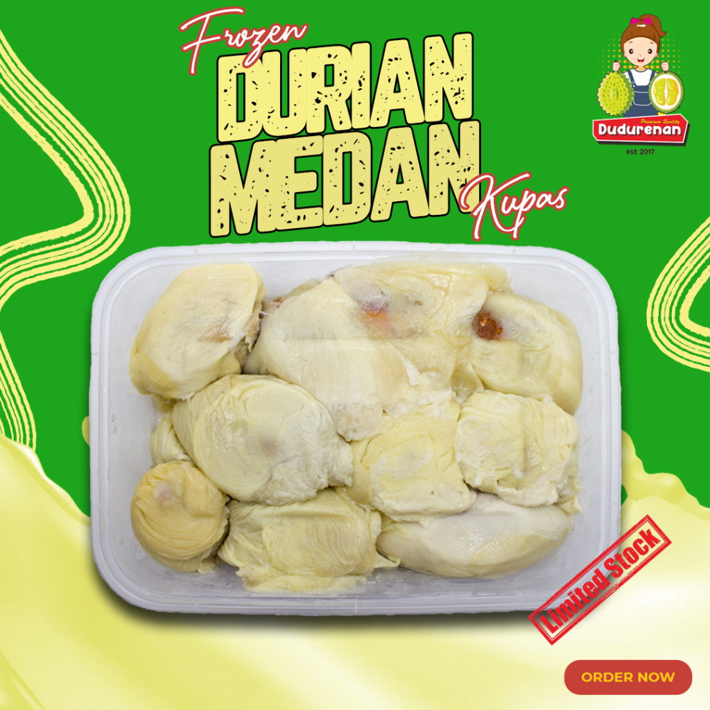 

Durian Kupas Medan Berat 500gr