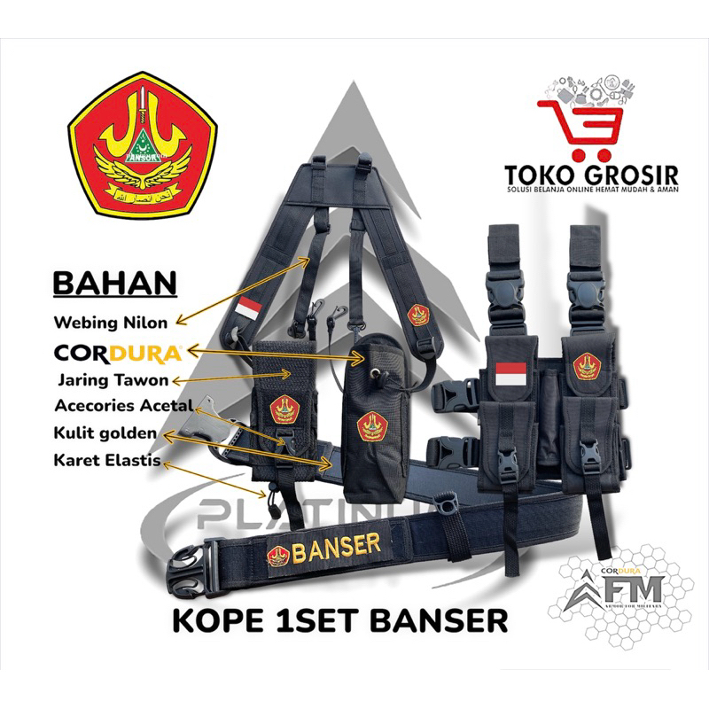 Atribut kopel Banser | kopel magasin drahrim tempat hp