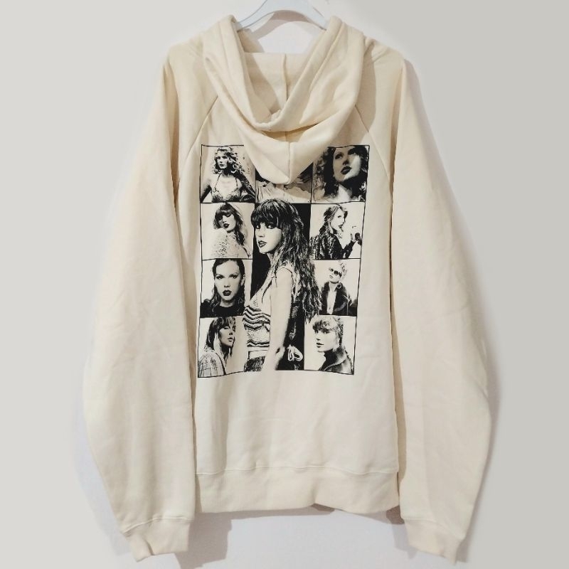 Taylor Swift Eras Tour Beige Hoodie Official Merch Merchandise Import Singapore CD Album