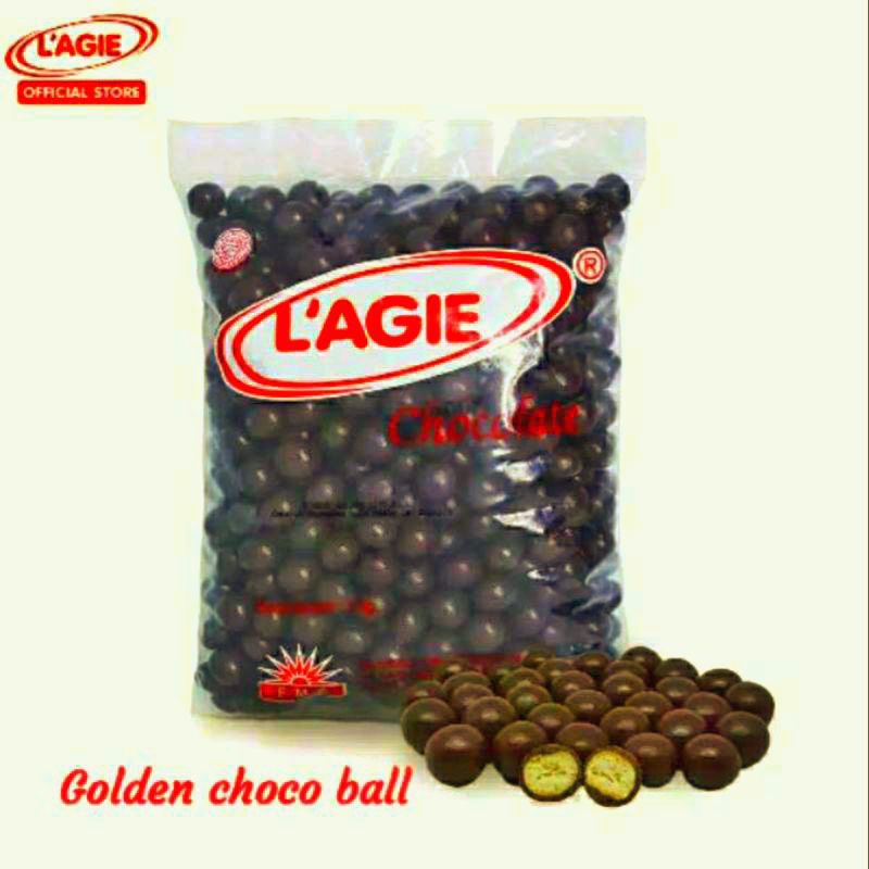 

Lagie coklat kiloan / Lagie Golden Choco ball / Lagie biskuit bola cokelat 1 kg