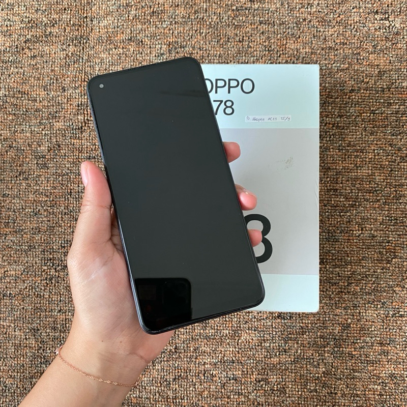 Oppo A78 4G Ram 8/256 Seken Resmi (black)