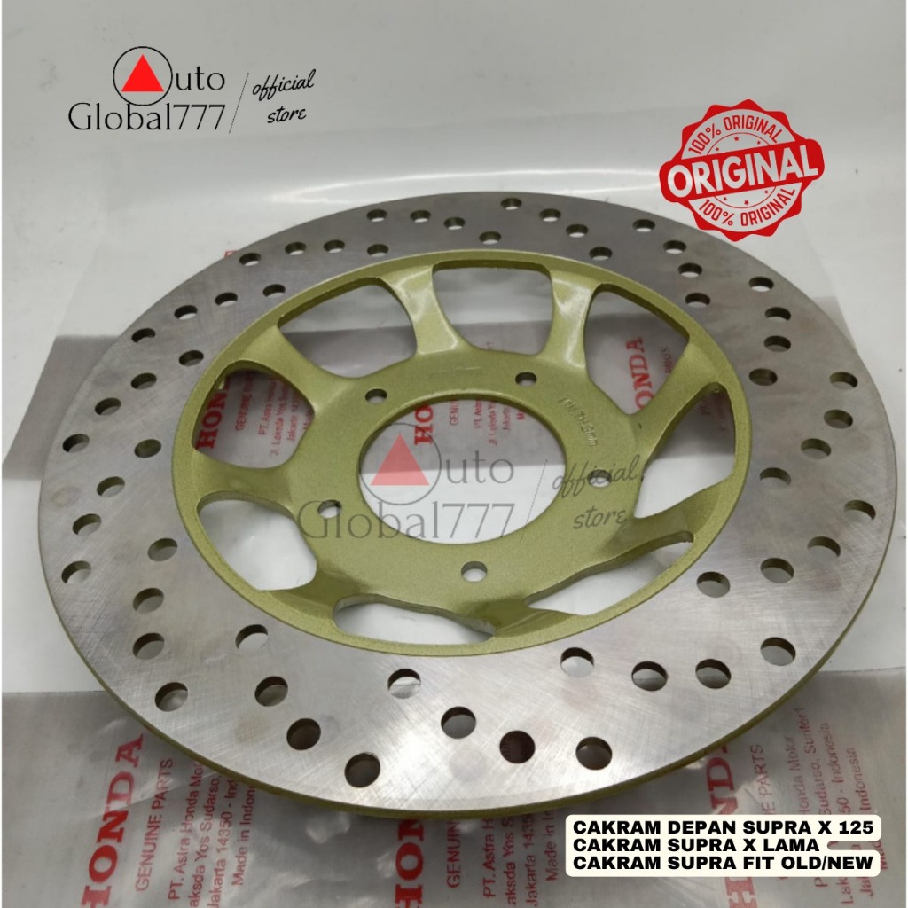 Piringan Cakram Supra x lama Original Ahm Supra fit lama Supra x 125 Karisma Supra fit New Honda