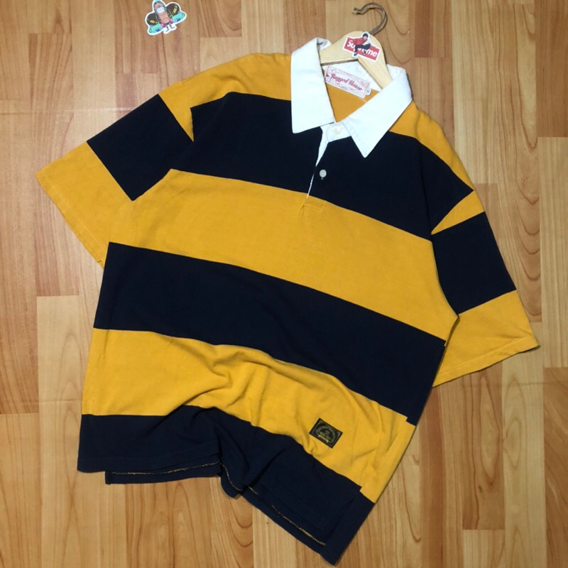RUGBYSHIRT RUGGED HOUSE SECOND THRIFTING