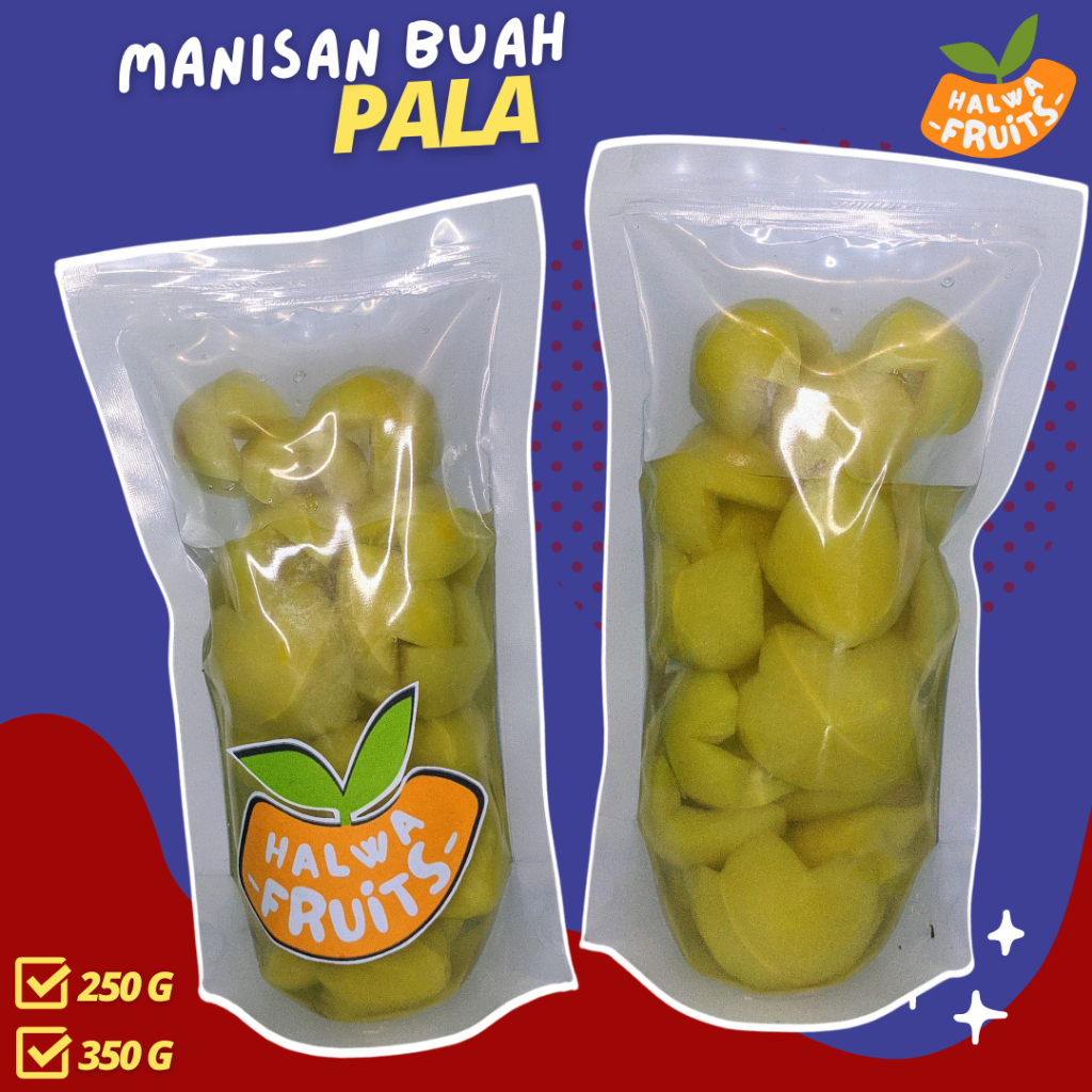 

Manisan Buah Pala - Kemasan 250&350g