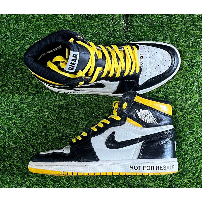 N1K33 AJ1 R3tr0 High OG NRG “Not For Resale” Yellow