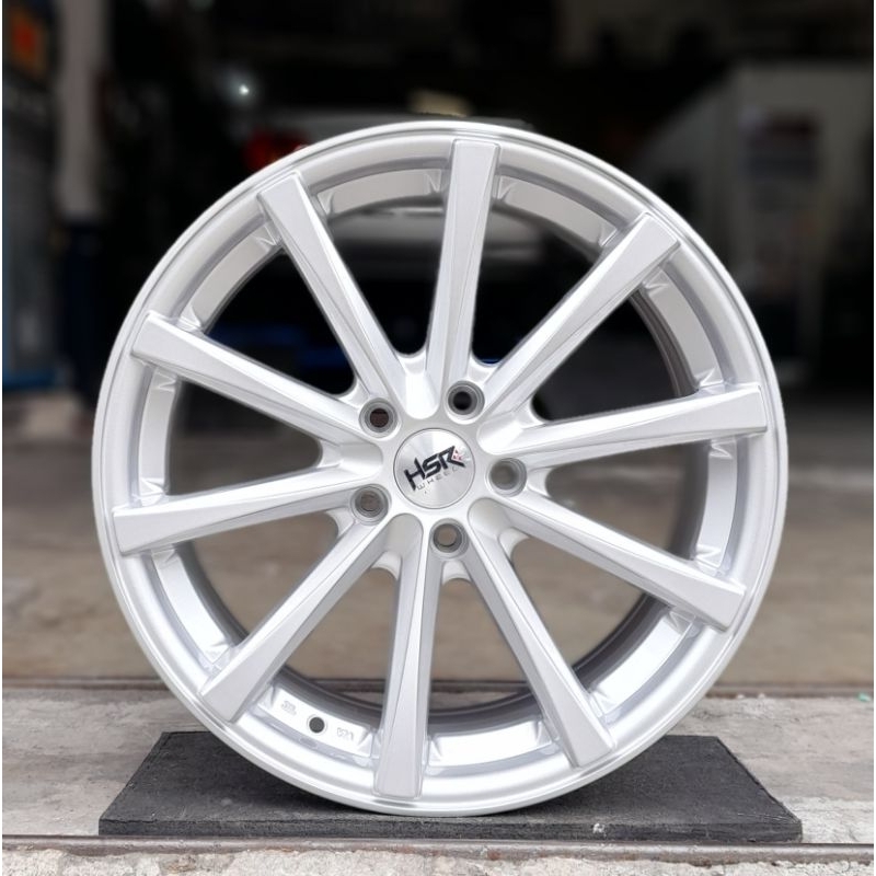 Velg Mercy Mercedes Ring 18 Pelek Racing HSR HUSTLER R18 LEBAR 8 Lubang 5 Pcd 5x112 Model Jari Jari 