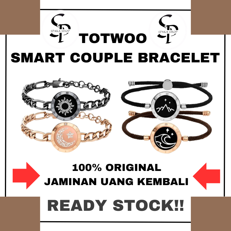 [READY] TOTWOO To Twoo Smart Long Distance Couple Bracelet Gelang Couple Jarak Jauh Viral LDR