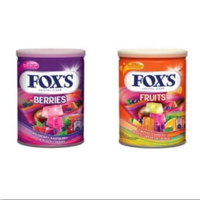 

Foxs permen Fruity mint / fruits / berries 180gr exp 2025 termurahh