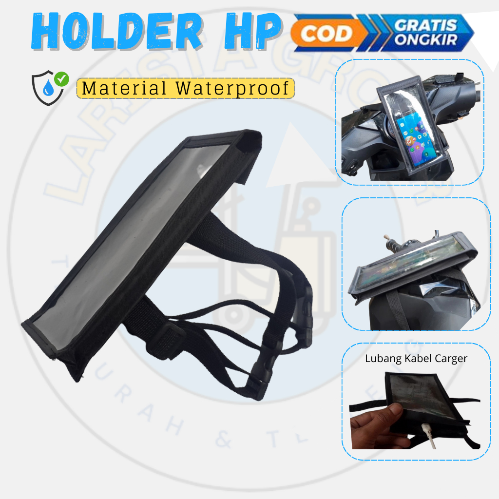 GROSIR TAS HOLDER HP MOTOR WATERPROOF COCOK UNTUK GOJEK GRAB MAXIM TOURING