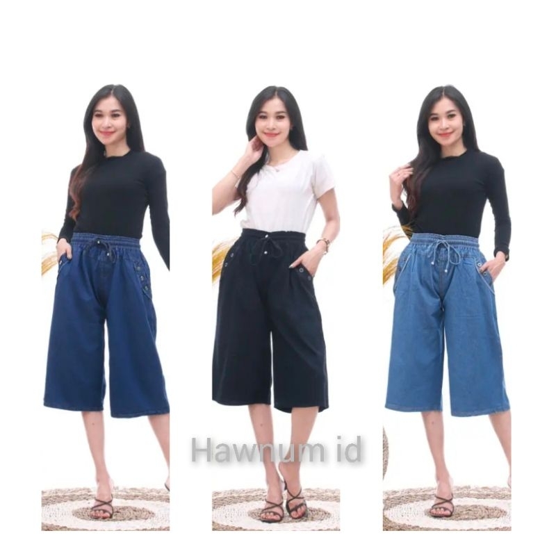 CELANA KULOT 7/8 / CELANA PENDEK WANITA / CELANA KULOT PENDEK