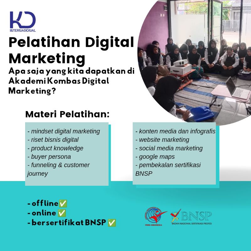 Sertifikasi Digital Marketing BNSP Online