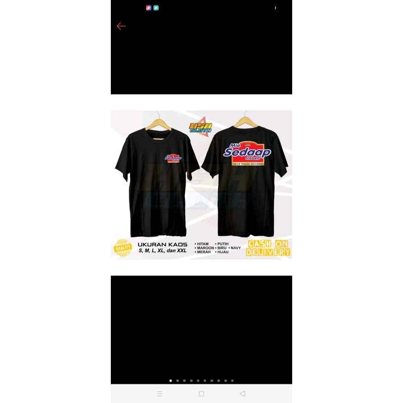 KAOS mie sedap isi 10bngks