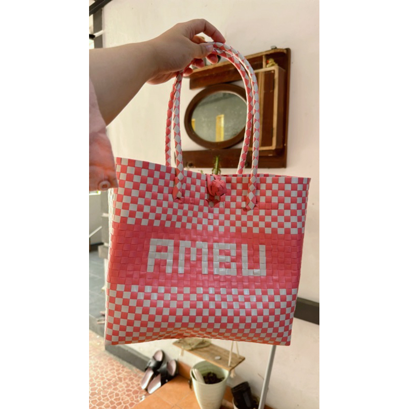 

[HAMPERS LEBARAN] Ideame Hampers Idul Fitri Premium Lebaran / tas anyam Souvenir Eid Mubarak 1445 H