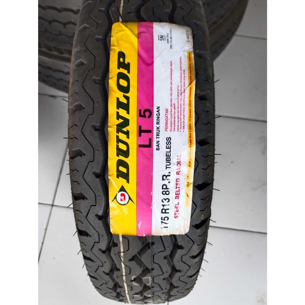 Ban 175 R13 - 8PR DUNLOP LT 5 Ban Mobil Grand Max Pickup T120S