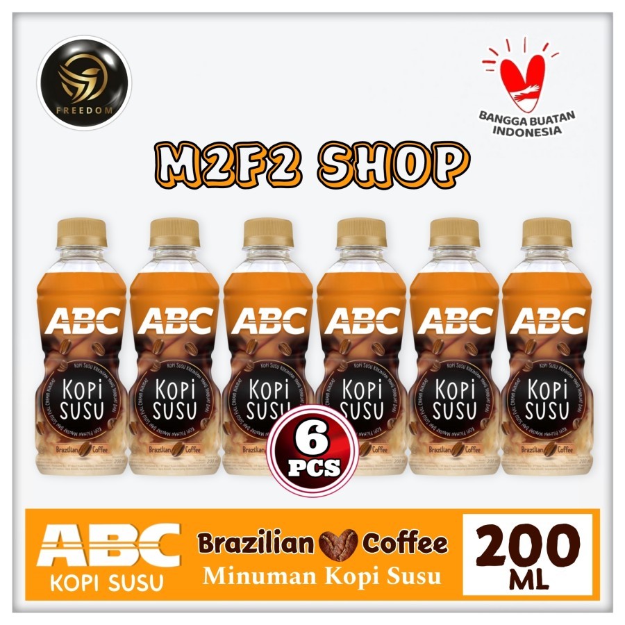 

Kopi Susu ABC Brazilian Coffee Botol Pet - 200 ml (Kemasan 6 Pcs)