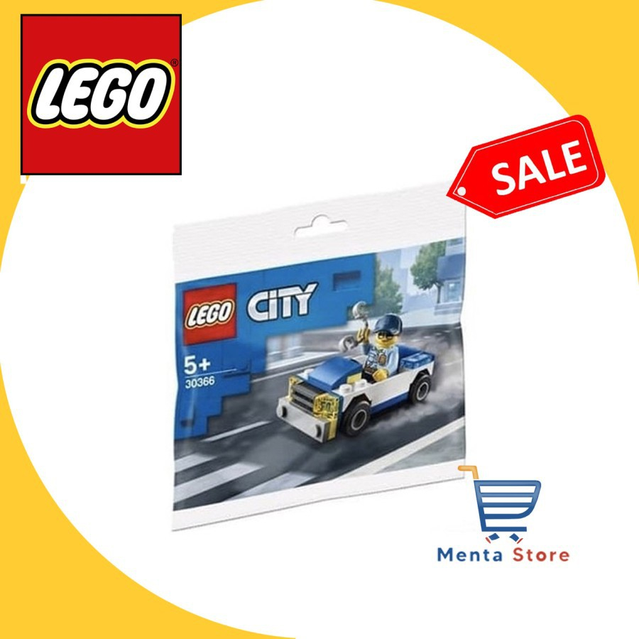 LEGO Polybag 30366 City Police Car Original MISP New Mobil Polisi