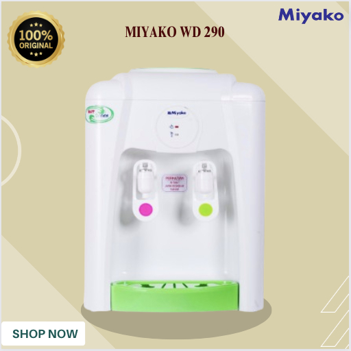 DISPENSER MIYAKO  GALON ATAS WD 290 PHC/WD290PHC/WD-290-PHC/WD290HC/DISPENSER ORIGINAL GARANSI RESMI