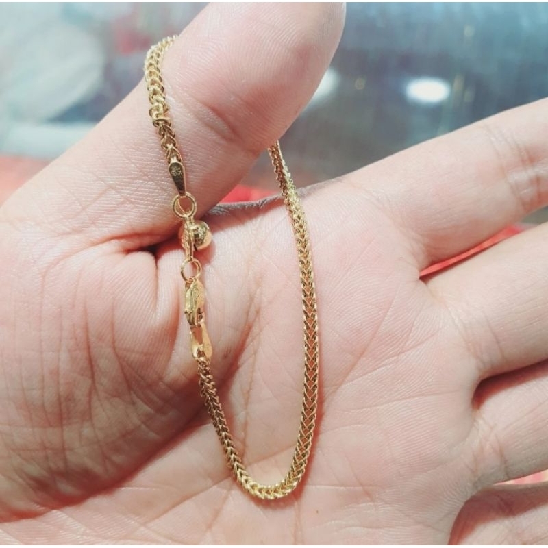 Gelang Tangan Wanita  Emas Asli Kadar 375