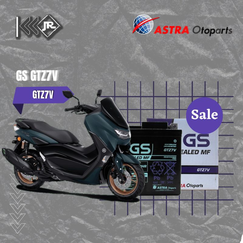 GS MF GTZ7V Aki motor Yamaha Nmax, Aerox 155, Lexi