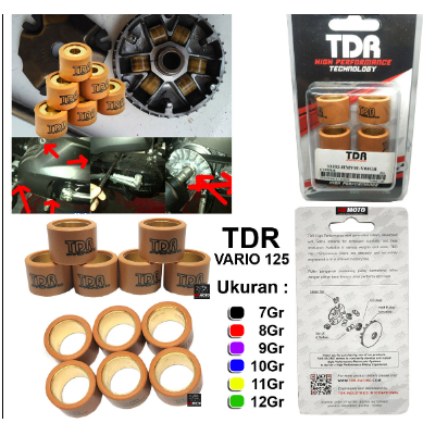 ROLLER TDR RACING VARIO.125 + bonus emas 24k/ROLLER TDR RACING VARIO.150/PCX/ROLLER TDR RACING ADV/R