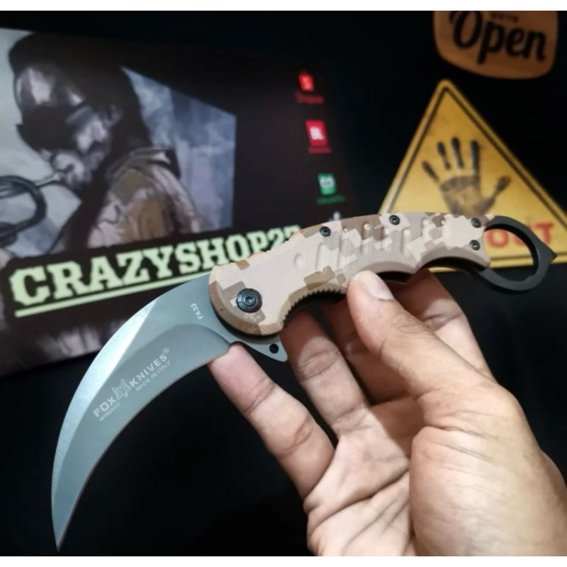 Pisau Kerambit FA33 Fox Kerambit Lipat