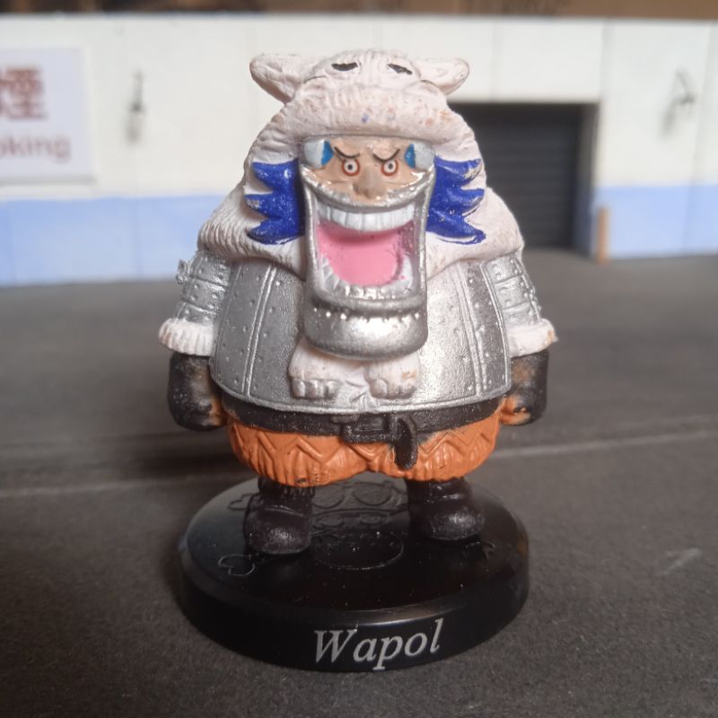 action figure one piece king wapol figur WCF kid kecil bootleg kws