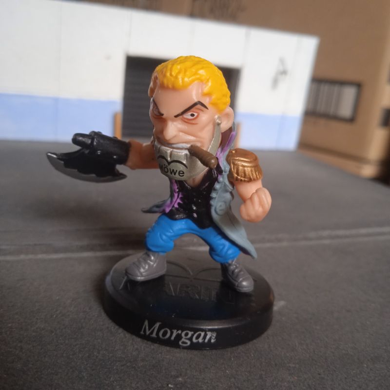 action figure one piece Captain morgann kapten figur WCF kid kecil bootleg kws