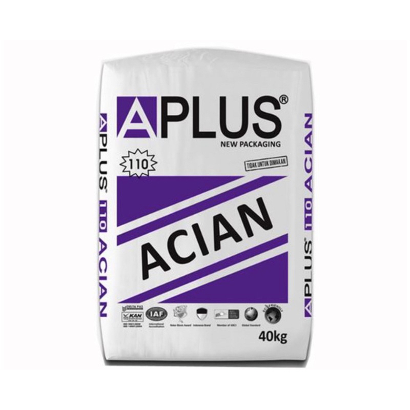 SEMEN ACIAN APLUS 40 kg / MORTAR ACIAN APLUS A110 / APLUS MORTAR 40 kg