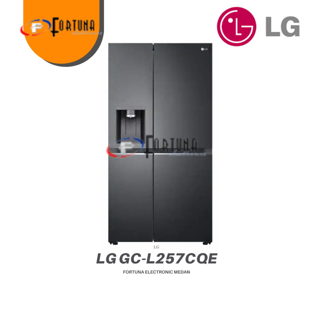 KULKAS LG SIDE BY SIDE GC-L257CQEL / GCL257CQEL WITH DISPENSER (MEDAN)