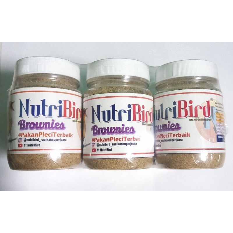 Makanan burung pleci Nutribird Brownies Pur halus