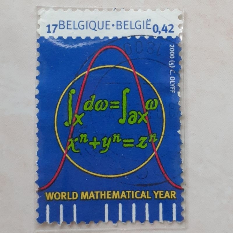 

Perangko Belgia World Mathematical Year 2000 Tahun 2000