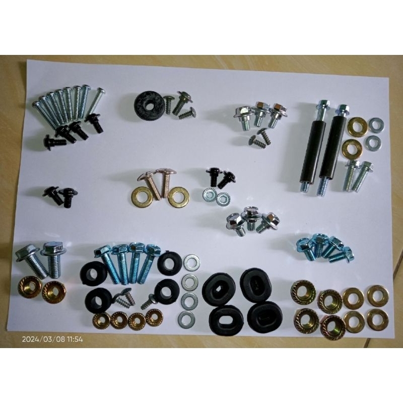 Baut lengkap body honda astrea star prima - baut fullset body Astrea star prima