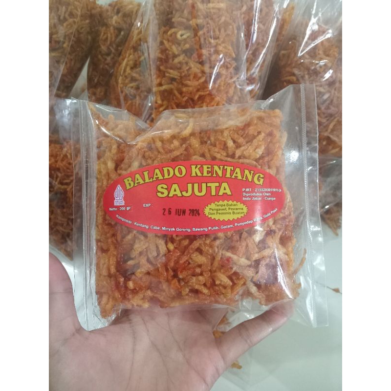 

balado kentang Mustofa sajuta 200gr