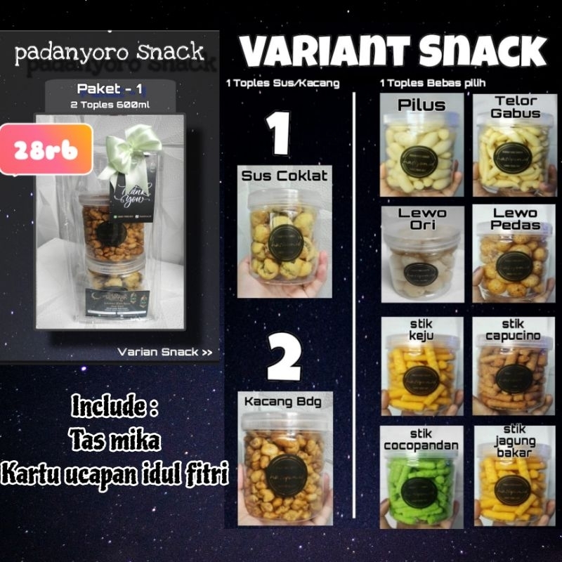 

hampers 2 topkes idul fitri termurah free tas mika dan kartu ucapan