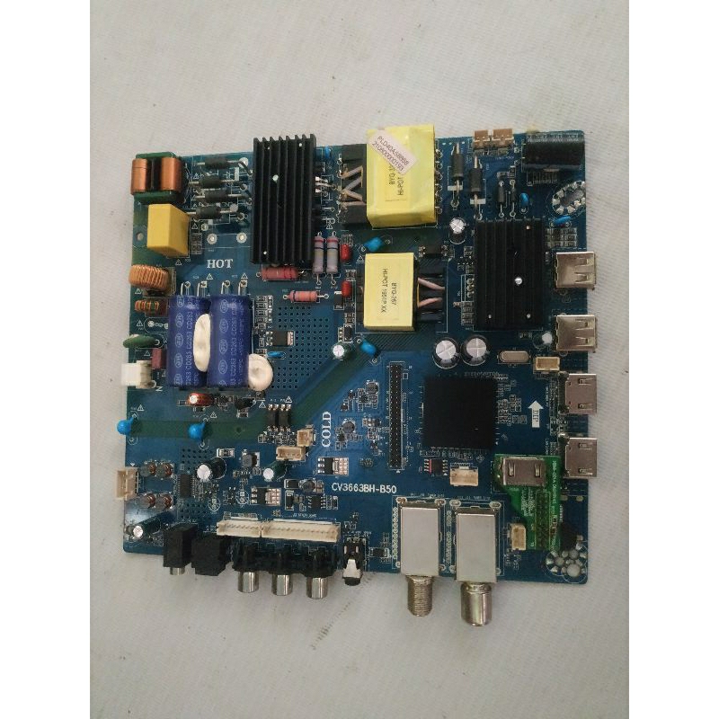 MB/MAINBOARD/MOTHERBOARD/MESIN TV SMART TV POLYTRON PLD40AS8858/PLD40AS8858S MATOT