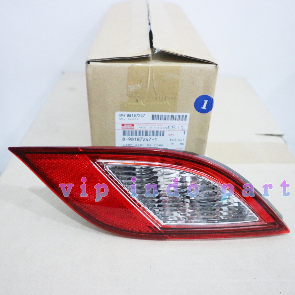 LAMPU BUMPER REFLEKTOR BELAKANG ISUZU MUX 2016 2017 2019 ORIGINAL ISUZU