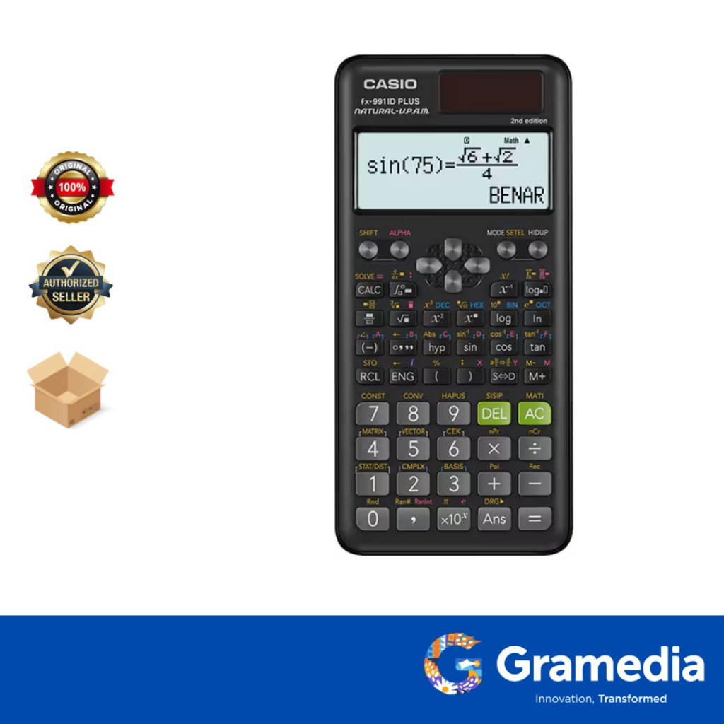 

Gramedia Surabaya -Casio Cal Fx-991 Id Plus-2
